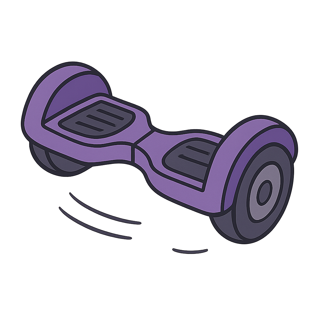 An AI generated drawing of a hover bord.